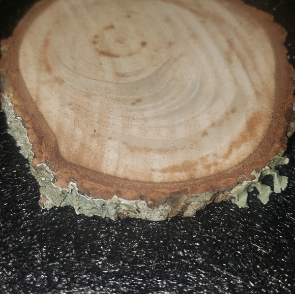 Wood ornaments Laser engraved monogramming for home Decor. - Picture 6 of 9